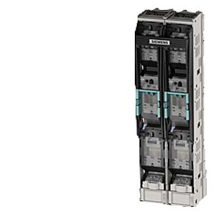Biztosítós szakaszolókapcsoló sínre függőleges 3P NH3 722.0A 185mm-síntáv sínes SENTRON SIEMENS