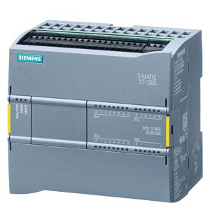 PLC logikai vezérlő CPU kompakt 14DI 10DO 2AI biztonsági 20.4-28.8V/DC SIMATIC S7-1200 SIEMENS