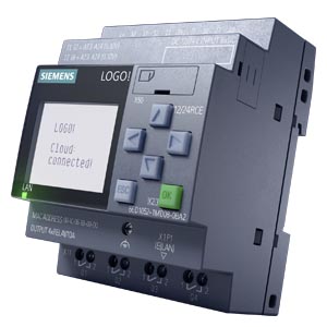 Vezérlőrelé kijelzővel 4AI 8DI 4DO 24V/AC 10A kijelzővel LOGO! SIEMENS