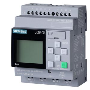 Vezérlőrelé kijelzővel 8DI 4DO /relé 115-240V/AC 100-253V/DC LOGO! SIEMENS