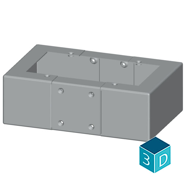 ALPHA 630 DIN base H = 100 mm - Image 3