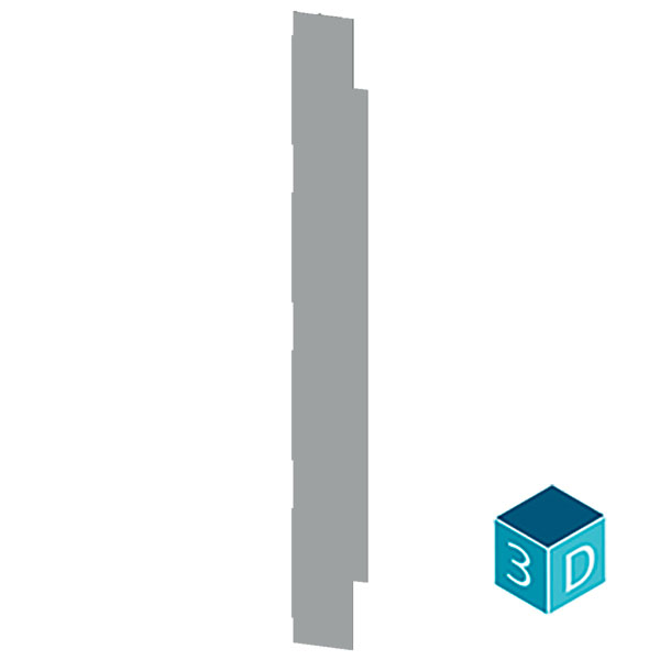 ALPHA 160 DIN partition plastic vertical - Image 3