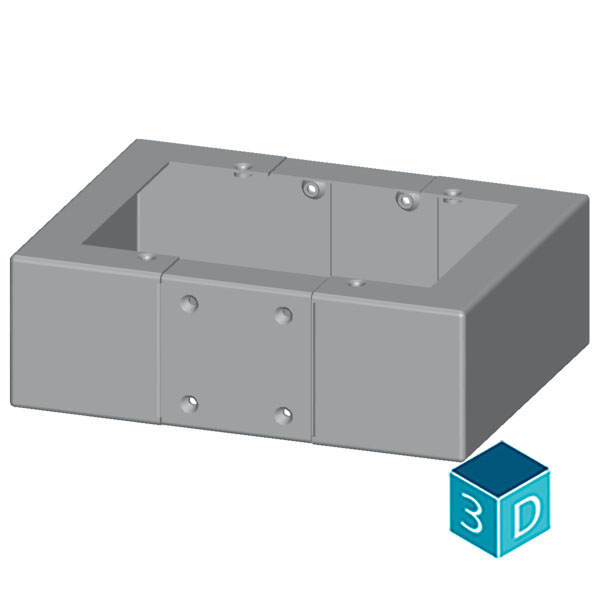 ALPHA 630 DIN base H = 100 mm - Image 3