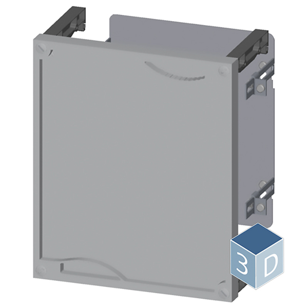 ALPHA 400/630/1250 DIN assembly kit mounting plate section cover closed H = 300 mm - Image 3