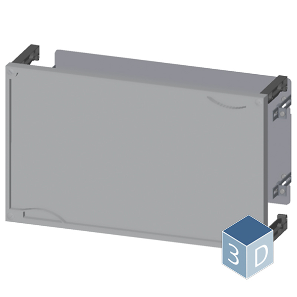 ALPHA 400/630/1250 DIN assembly kit mounting plate section cover closed H = 300 mm - Image 3