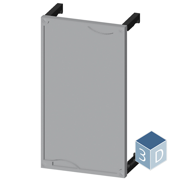 ALPHA 160 DIN assembly kit mounting plate section cover closed H = 450 mm - Image 3