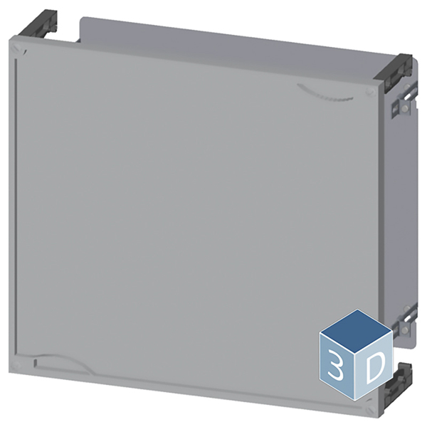 ALPHA 400/630/1250 DIN assembly kit mounting plate section cover closed H = 450 mm - Image 3