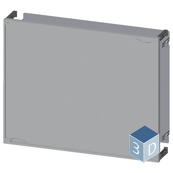 ALPHA 400/630/1250 DIN assembly kit mounting plate section cover closed H = 600 mm - Image 3