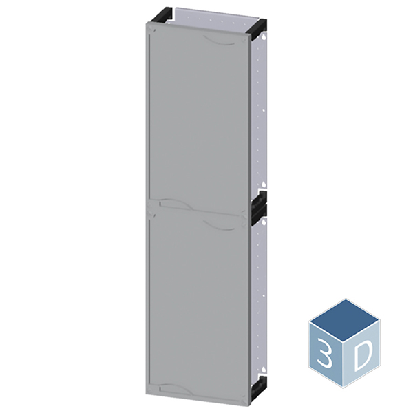 ALPHA 400/630/1250 DIN assembly kit mounting plate perforated with section cover H = 900 mm - Image 3
