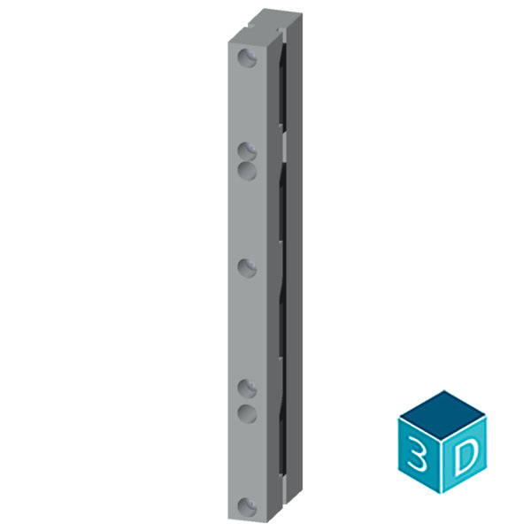 ALPHA 400/630/1250 DIN busbar support 4-pole - Image 3