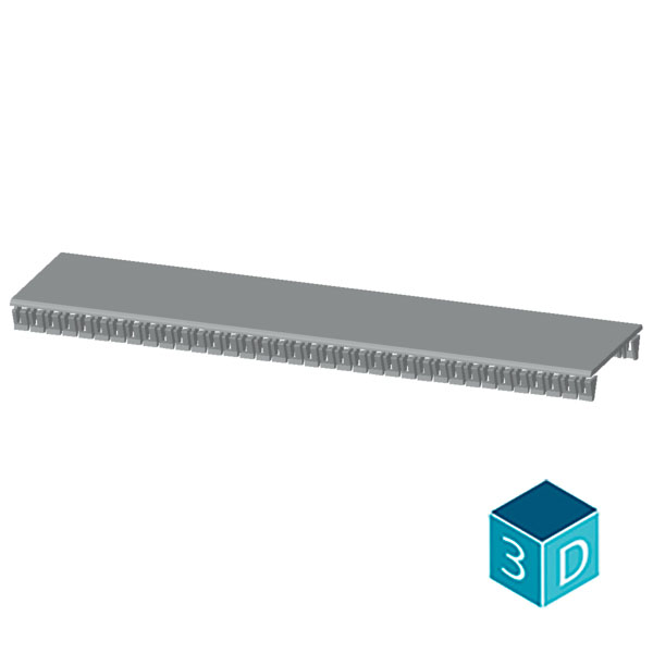 ALPHA ALPHA 400-ZS lockable blanking strip for 12 MW with 6 blocking strips - Image 3