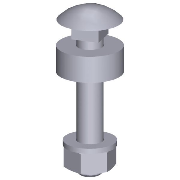 Screw set with roll M10 x 60 - Image 2