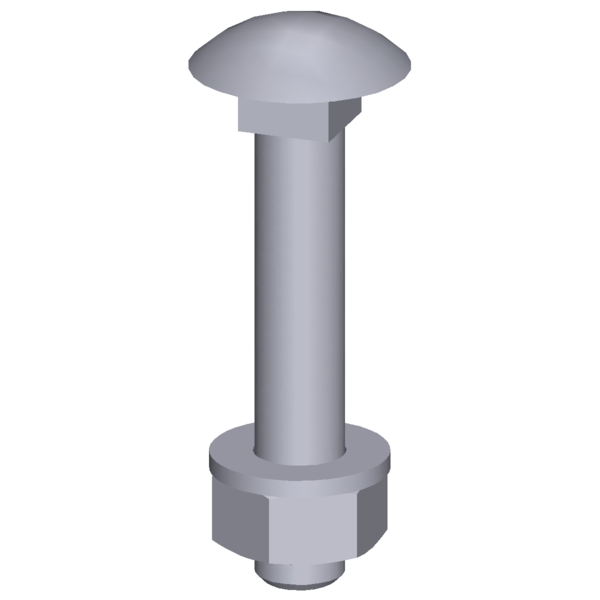 Screw set truss-head screw M10 x 60 - Image 2