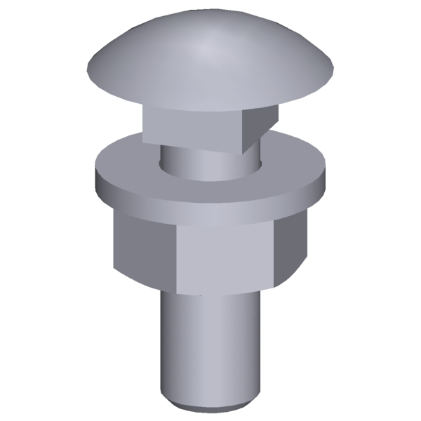 Screw set truss-head screw M10 x 35 with spring washer - Image 2