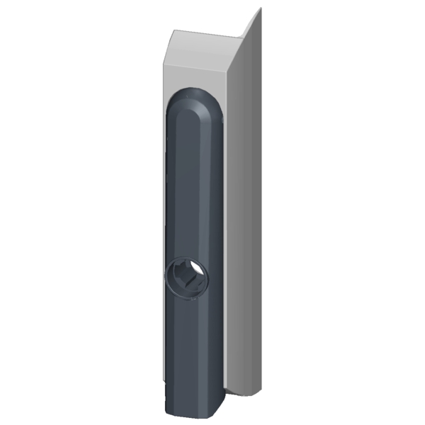 Rotary handle type A lock: flat cylinder - Image 2