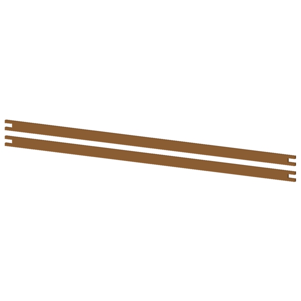 Busbar PE 2 x 20 x 5 mm - Image 2