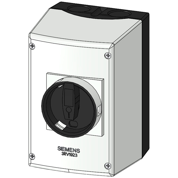 Molded-plastic enclosure for surface mounting Degree of protection IP55 with N and PE terminal Can be locked in O position 72 mm with metric cable gland No UL/CSA approval - Image 3