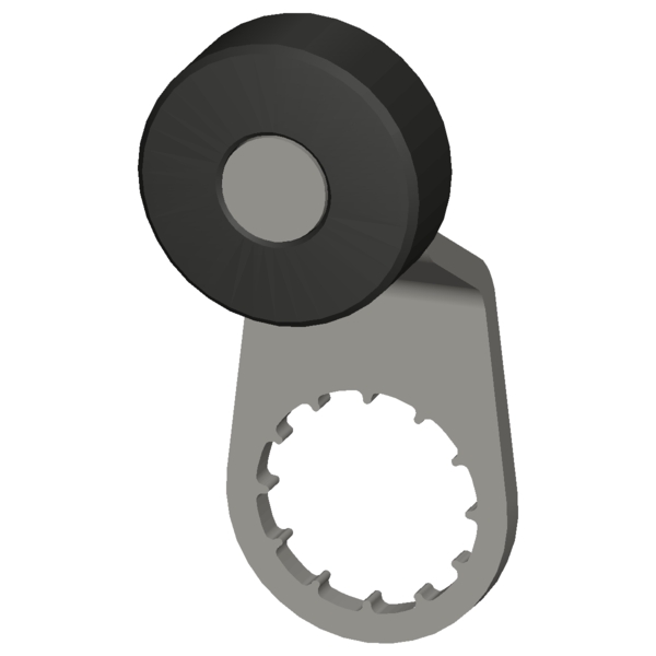 twist lever for position switch 3SE51 Metal lever Form A 27 mm long - Image 3