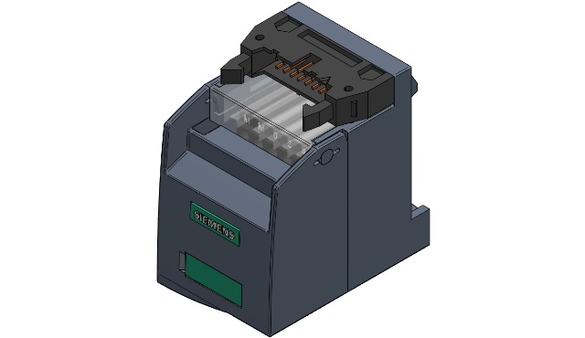 Connection module TP1 8 channels u. 2x2 terminals f. Potential supply Type: Push-in terminal without LED - Image 3
