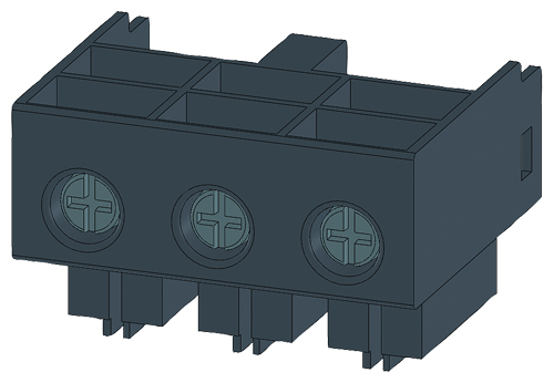 Main circuit terminals (input and output side) Connection main circuit: screw terminal 2 main circuit terminals per package (1 x input side 1 x output side  differ) - Image 3