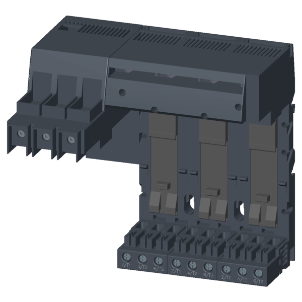 Infeed left Connection main circuit: screw terminal 3 slots for compact load feeders Connection terminal maximum 50 mm2 / 70 mm2 - Image 4