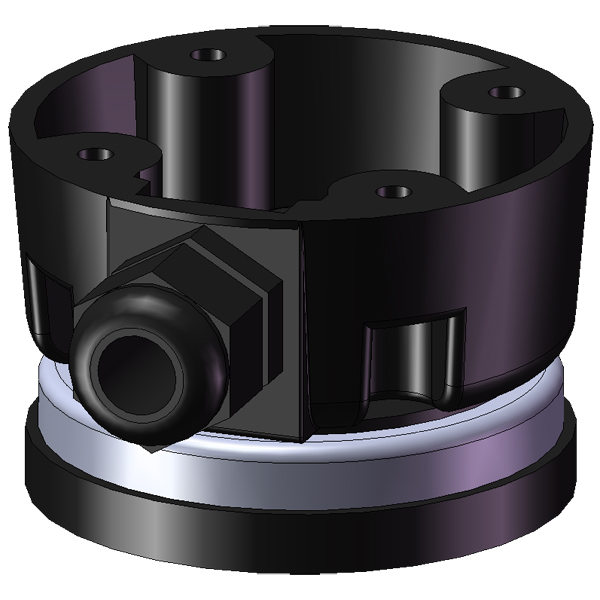 connection socket for lateral cable entry Side cable outlet - Image 3