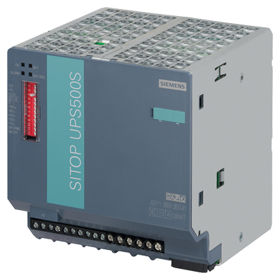 Alimentation sans interruption SITOP UPS500S 2,5 kWs, DC 24 V/15 A avec USB