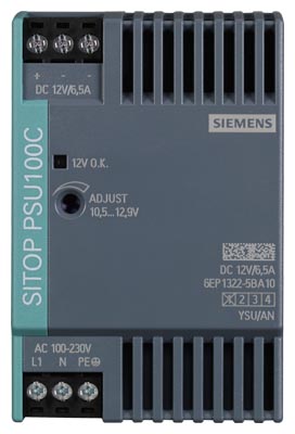 Alimentation SITOP PSU100C, 1-phasée DC 12 V/6,5 A