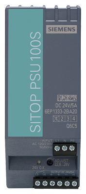 Alimentation SITOP PSU100S, 1-phasée DC 24 V/5 A