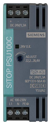 Alimentation SITOP PSU100C, 1-phasée DC 24 V/1,3 A