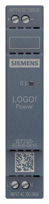 Alimentation LOGO!Power, 1-phasé DC 12 V/0,9 A
