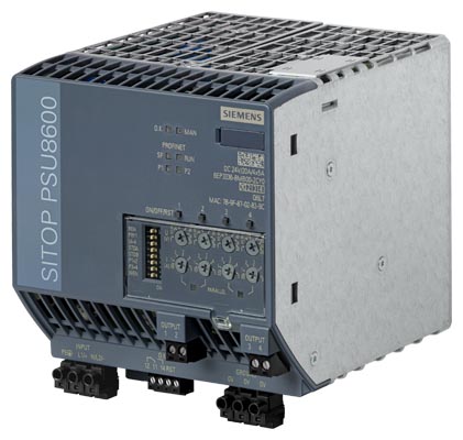 Système d'alimentation SITOP PSU8600 1AC DC 24 V/20 A/4x5 A PN/IE