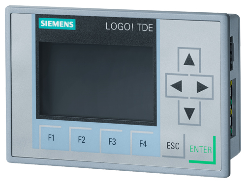 SIPLUS LOGO! TDE basé sur 6ED1055-4MH08-0BA1 avec revêtement conformal, -25…+60°C, démarrage à -20°C, 6 lignes, 3 couleurs de fond, 2 ports Ethernet, accessoires de montage pour LOGO! 8