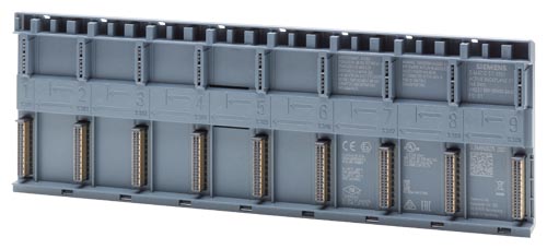 Bus de fond actif SIMATIC S7-1500 ST 1+8 Slot 8 Slot