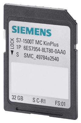 Carte mémoire SIMATIC S7 32 Go pour S7-1518T (TF) et S7-1507D TF