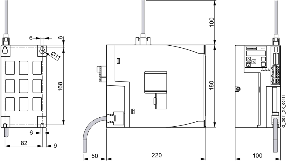 SINAMICS V90, 3 Střídavé 380-480 V, 1,75 kW, typ IP20 / UL open, FSB