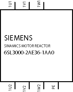 SINAMICS motor reactor for Power Module/Motor Module 315kW, 380-480V 3AC