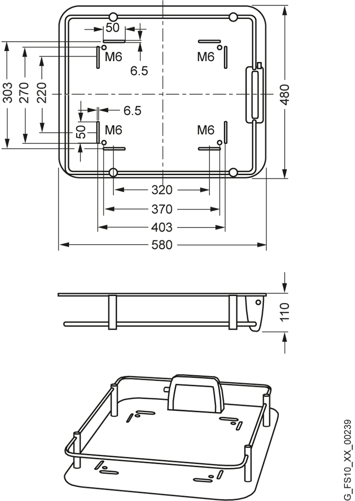 Anténa ANT D6, MOBY D, pro SLG D10/SLG D10S, kabel 3,3m