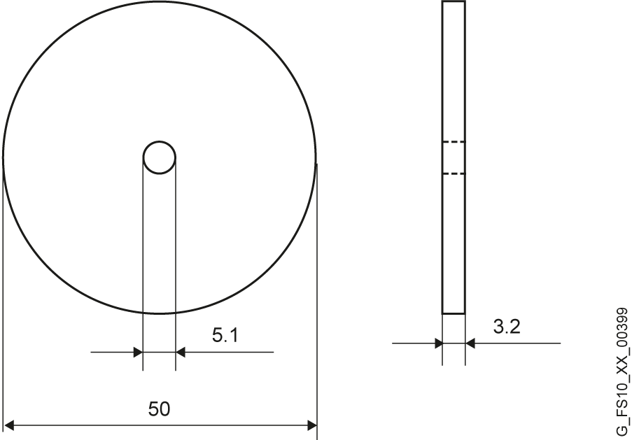 Transpondér MDS D426 disk, RF200/RF300 ISO/MOBY D, ISO 15693, 2000 Byte FRAM