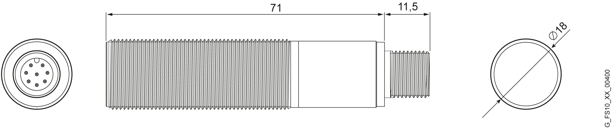 6GT2821-1AC10 SIMATIC RF200, čtečka RF210R, RS422 (3964R) IP67, -25 až +70°C