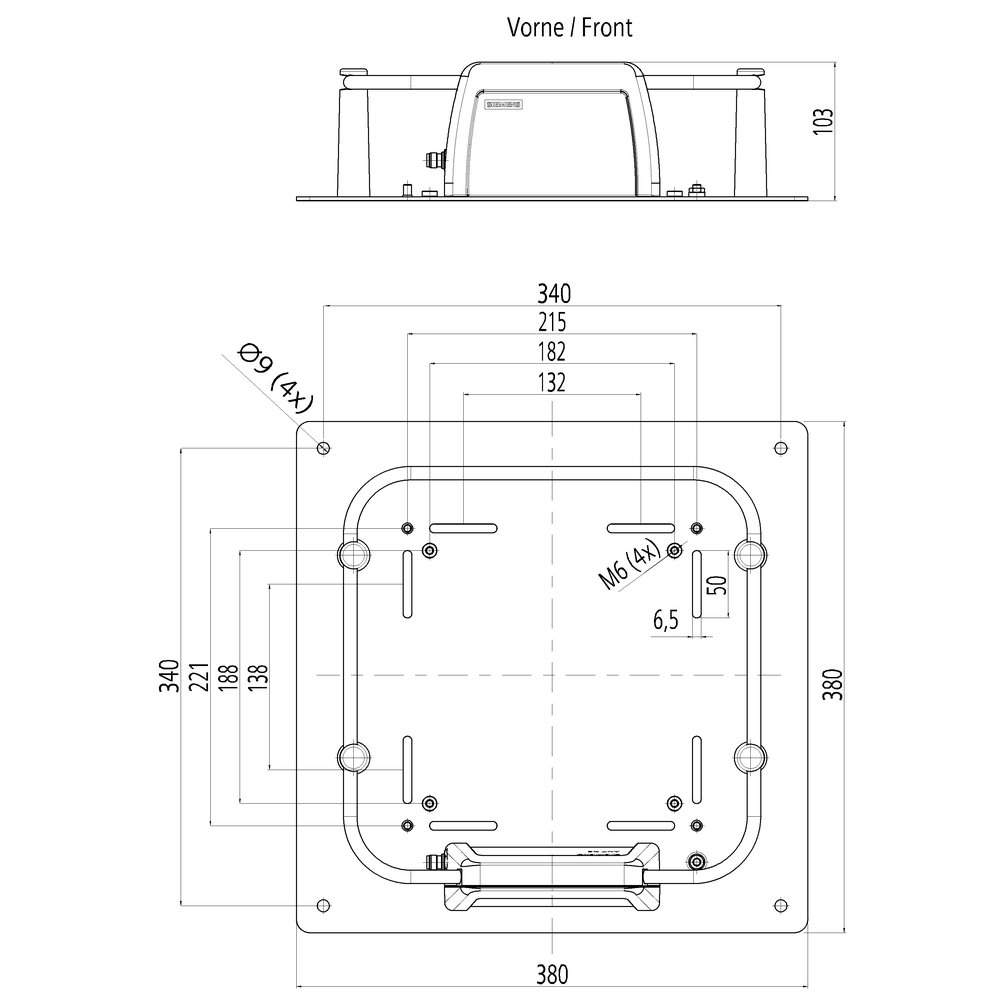 Anténa ANT D5, MOBY D, pro SLG D10/SLG D10S/SLG D11/SLG D11S, kabel 3,3m