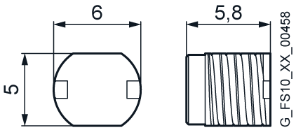 Transpondér MDS D127 pro nalepení na kov M6, RF200/RF300 ISO, ISO 15693, 112Byte