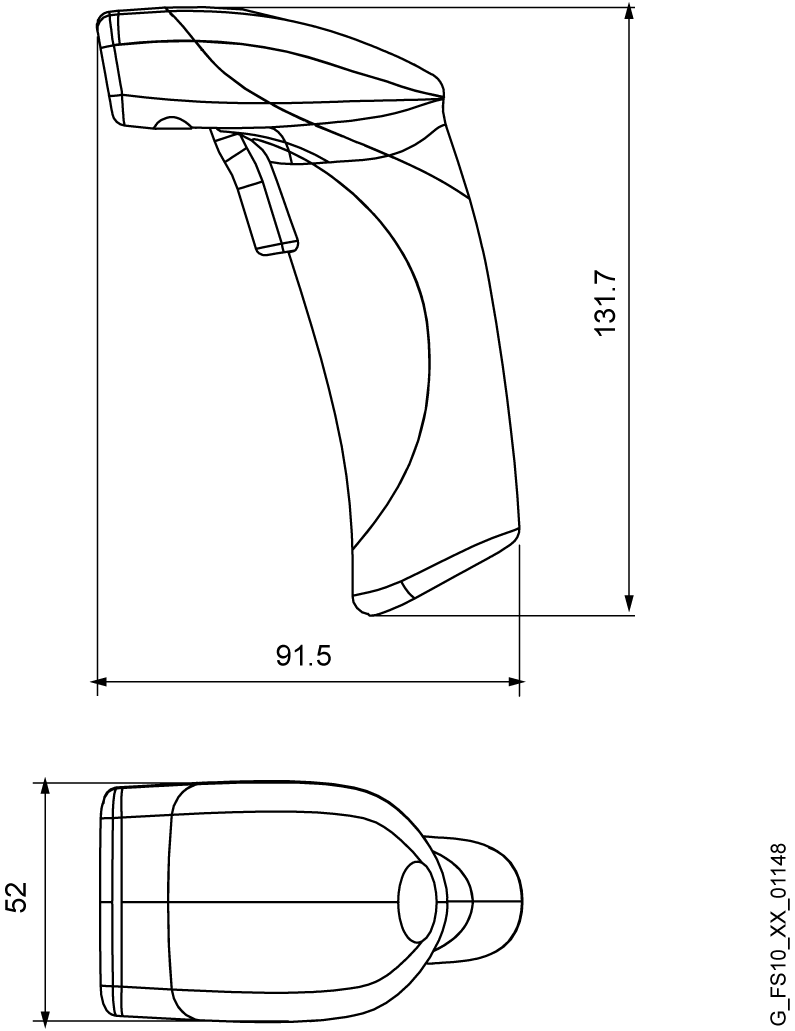 SIMATIC MV320 optická ruční čtečka pro 1D a 2D kódy
