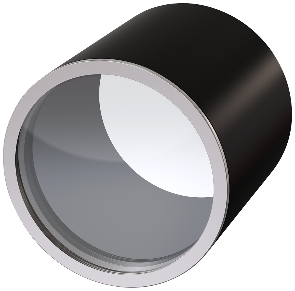 MV500 protective barrel glass degree of protection IP67 for MV500 devices face plate: glass enclosure: metal for lens length without/with built-in ring light 48.5 mm/23.9 mm For lens width without/with built-in ring light 60.4 mm/41.6 mm Suitable for lenses (MLFB): 6GF9001-1BL01 - Image 3