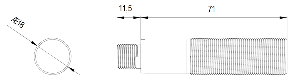 SIMATIC RF200, čtečka RF210R, IO-Link, IP67, -25 až +70°C