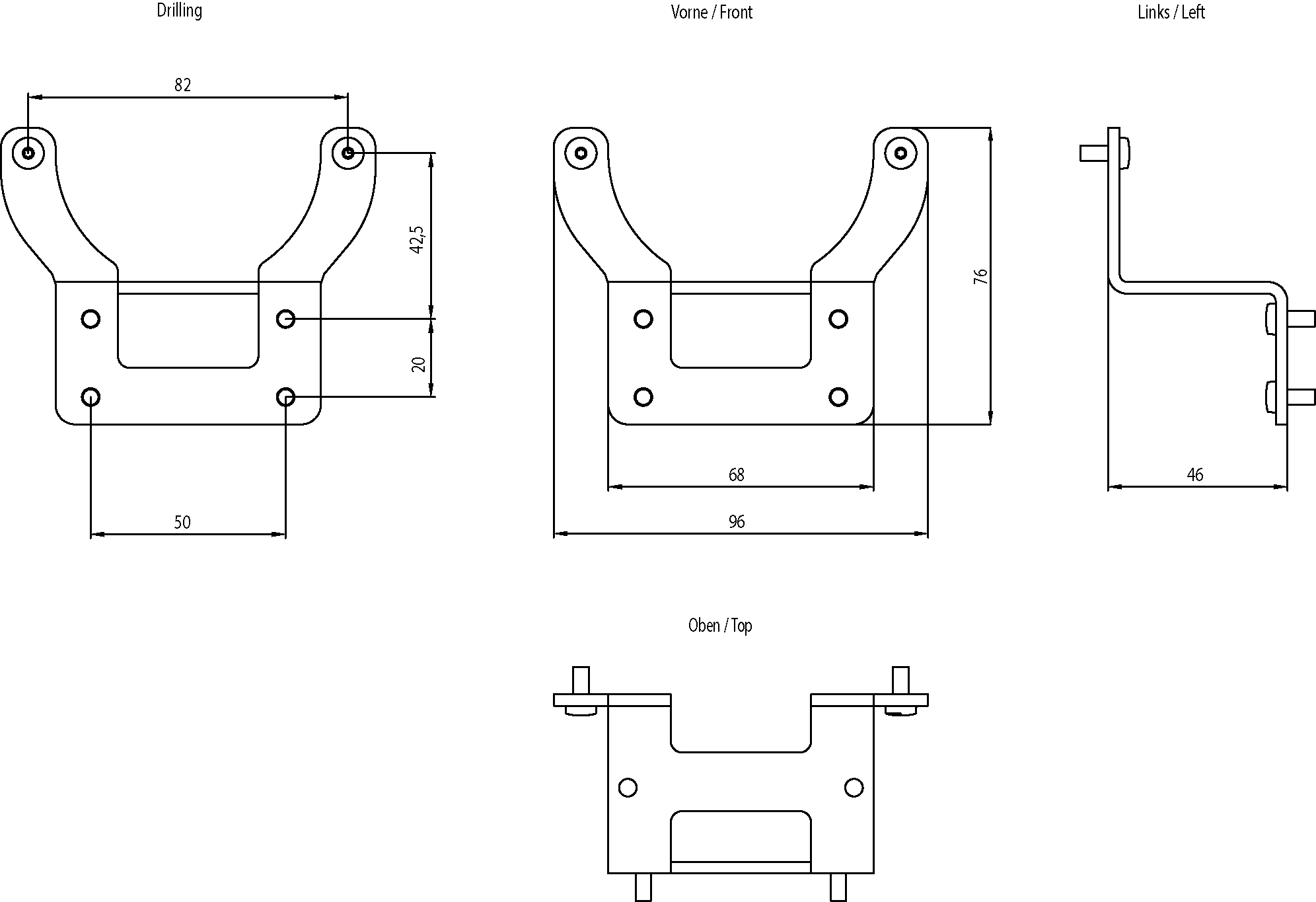 MV440, držák prstencové lampy, externí, pro SIMATIC VS100