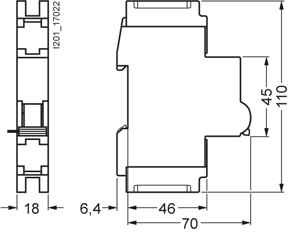 Napěťová spoušť DC 24-60V pro jistič podle UL 489