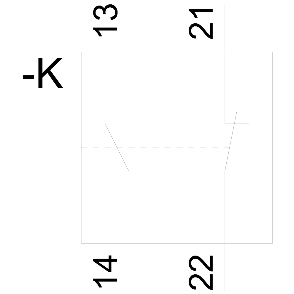 Pomocný proudový spínač, 1NO+1NC pro jistič 5SL, 5SY, 5SP vestavný spínač 5TL1