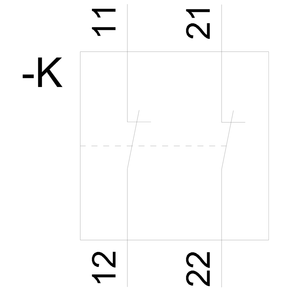 Pomocný proudový spínač, 2NC pro jistič 5SL, 5SY, 5SP vestavný spínač 5TL1, proudový chránič/jistič