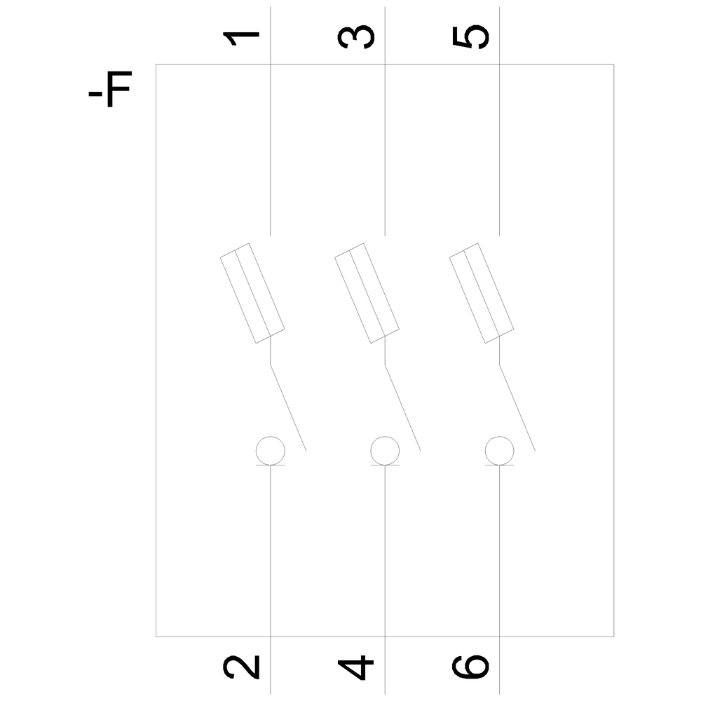 MINIZED, zátěžový odpojovač s pojistkou, D02, 3pól., jmenovitý proud: 50 A, jmenovité napětí AC: 400 V
